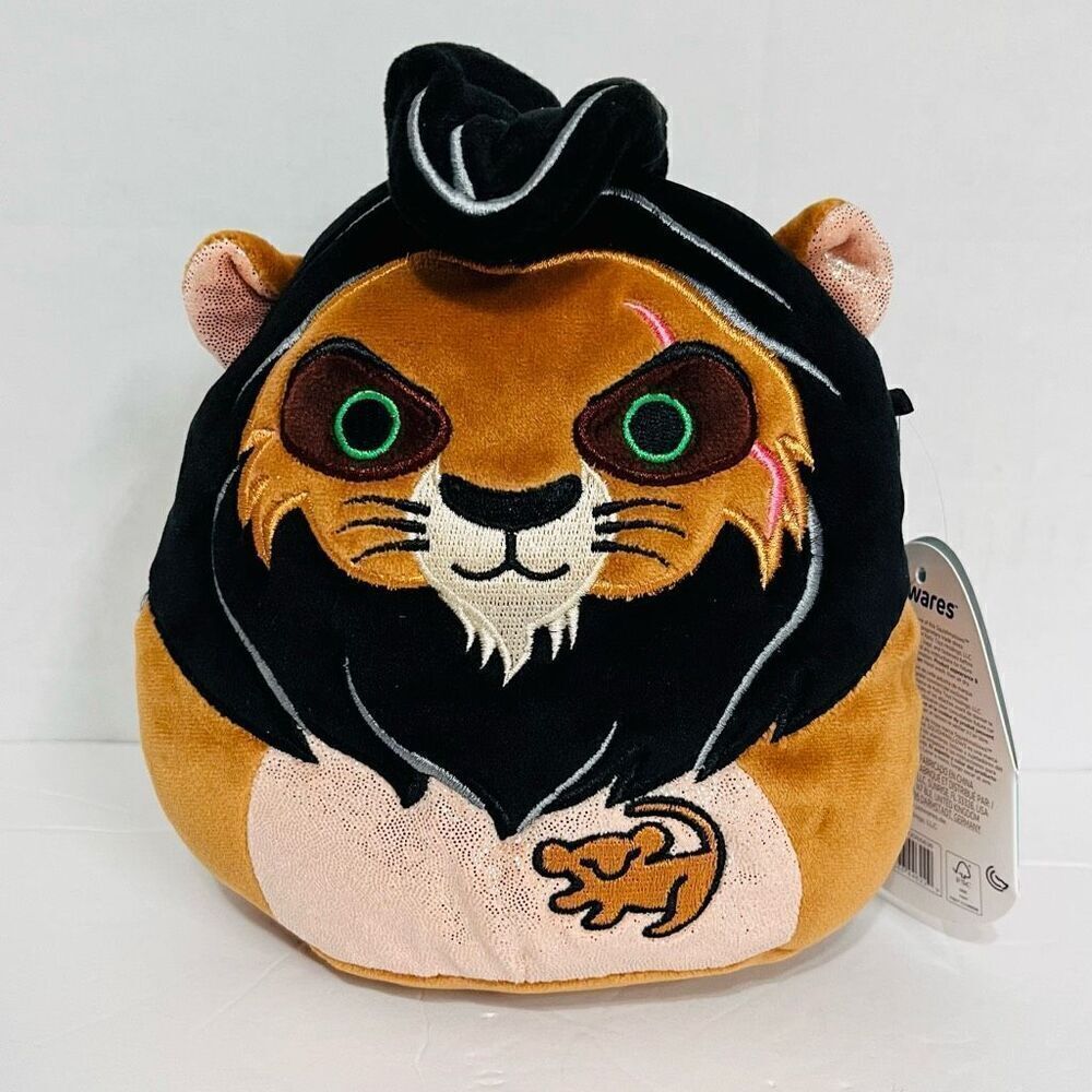 Squishmallows Disney The Lion King  Scar  7”   NWT